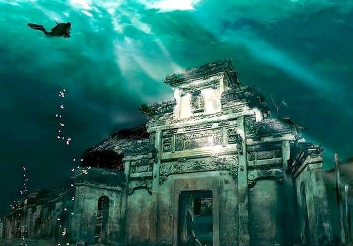 Dive into this ancient underwater city in China Dive into this ancient underwater city in China