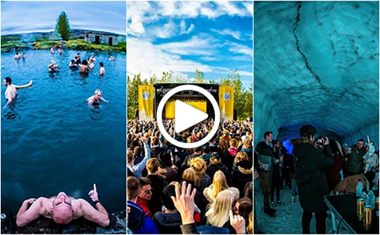 WATCH: This Music Festival Has A Stage Inside A Glacier And A Volcano! WATCH: This Music Festival Has A Stage Inside A Glacier And A Volcano!