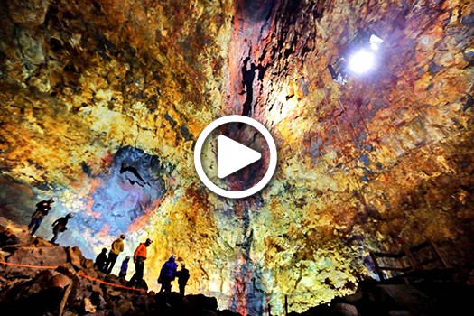 WATCH: Plunge Into The Belly Of This Volcano In Iceland! WATCH: Plunge Into The Belly Of This Volcano In Iceland!
