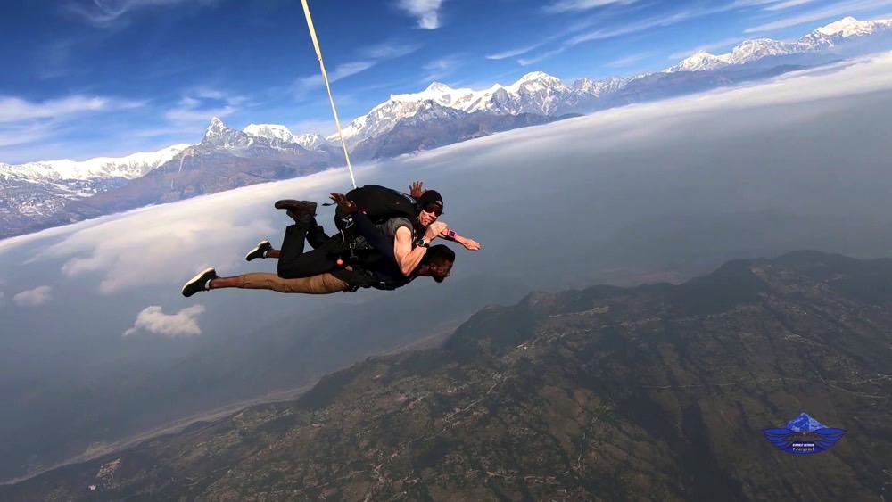 Nepal Skydiving Over The Himalayas in Pokhara